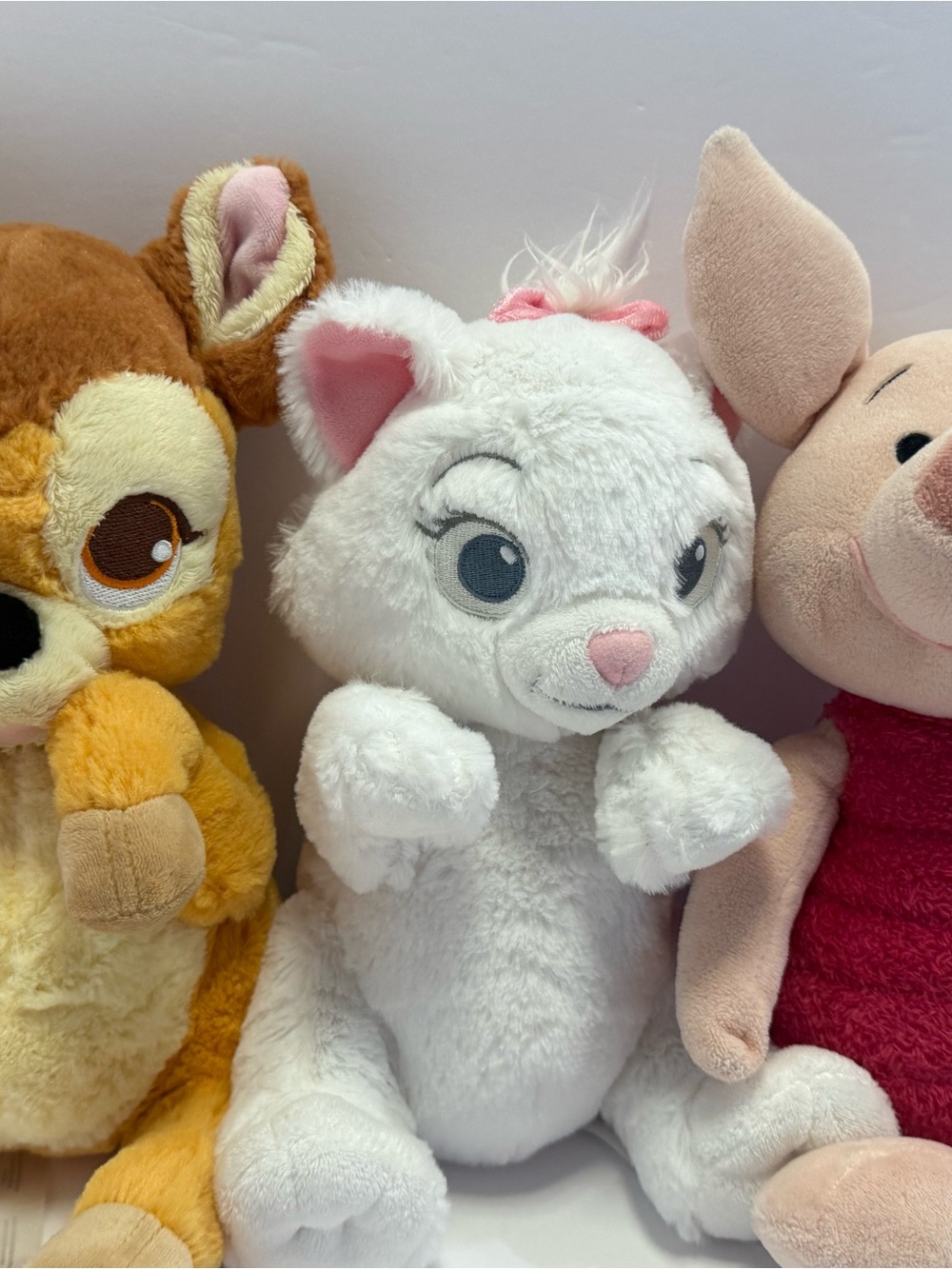 Disney Parks Plush marie, Bambi, and piglet Stuffed Toy - baby blanket plushies
